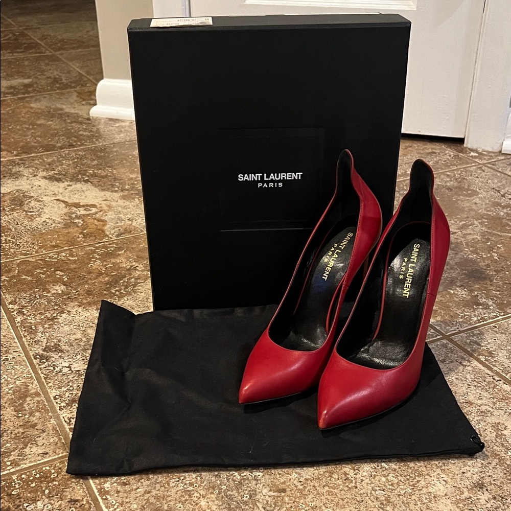 Saint Laurent Classic Red Heels